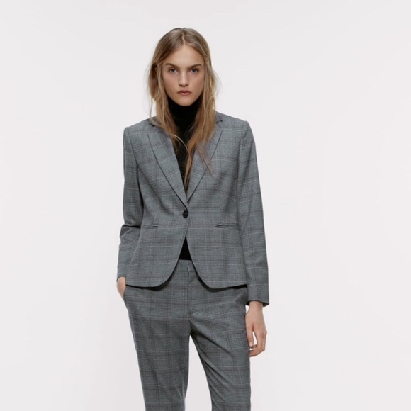 Zara Jackets & Blazers - ZARA tailored plaid BLAZER